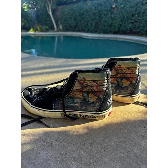 Vans x Iron Maiden Sk8-Hi High Top Sneakers Men 7 / W 8.5